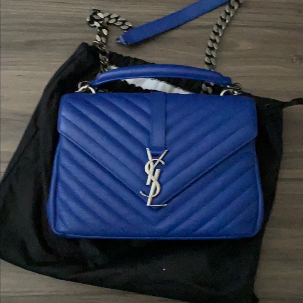 Medium College Matelasse Leather Bag